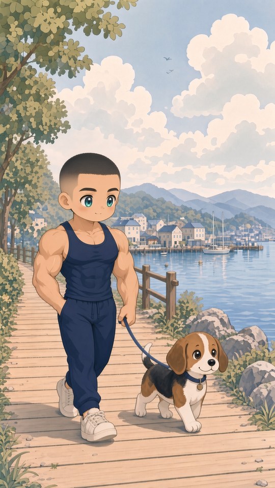 Beagle Lagoon phone wallpaper preview