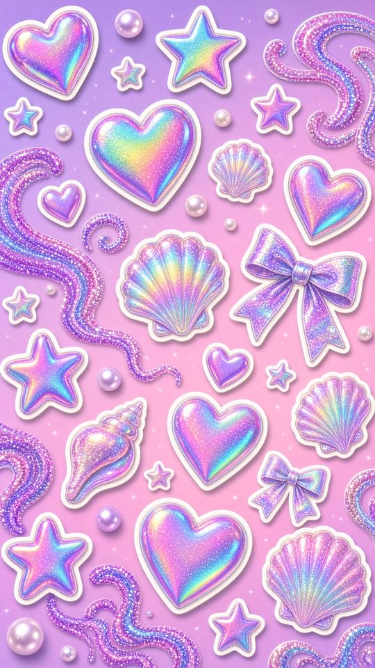 Sticker Galaxy phone wallpaper preview